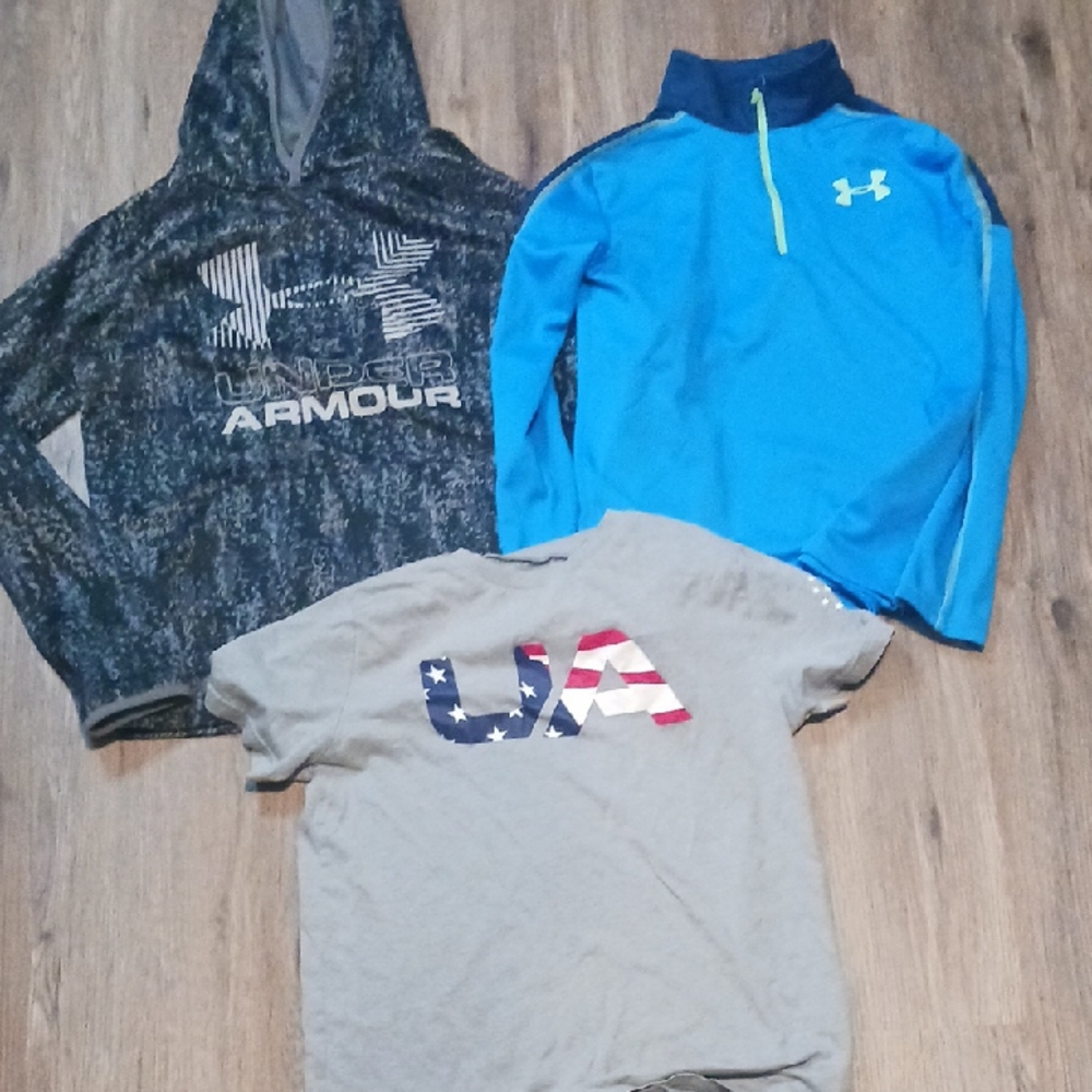 Ylg Under Armour Shirt Hoodie Boy Set